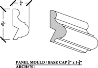 Image Panel Mould/Base Cap 701