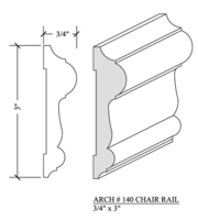 Image Chair Rail Arch# 140