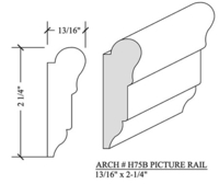 Image Picture Rail H75B