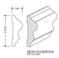 Image Chair Rail Arch# 141